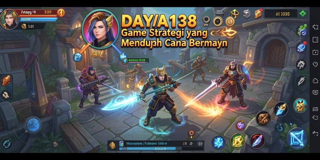 Screenshot utama DAYA138 menunjukkan aksi strategi yang intens dan penuh perencanaan.