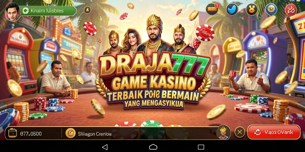 Screenshot gameplay Kasino DRAJA777 yang menampilkan permainan yang seru.