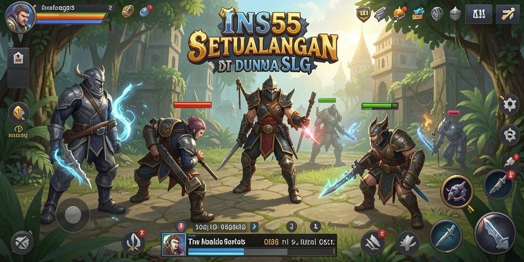 Tampilan gameplay mendebarkan dalam INS55 dengan aksi SLG seru.