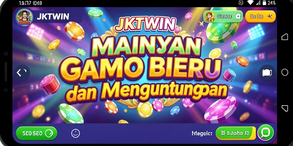 Tampilan gameplay JKTWIN yang menegangkan saat menunggu angka bingo.