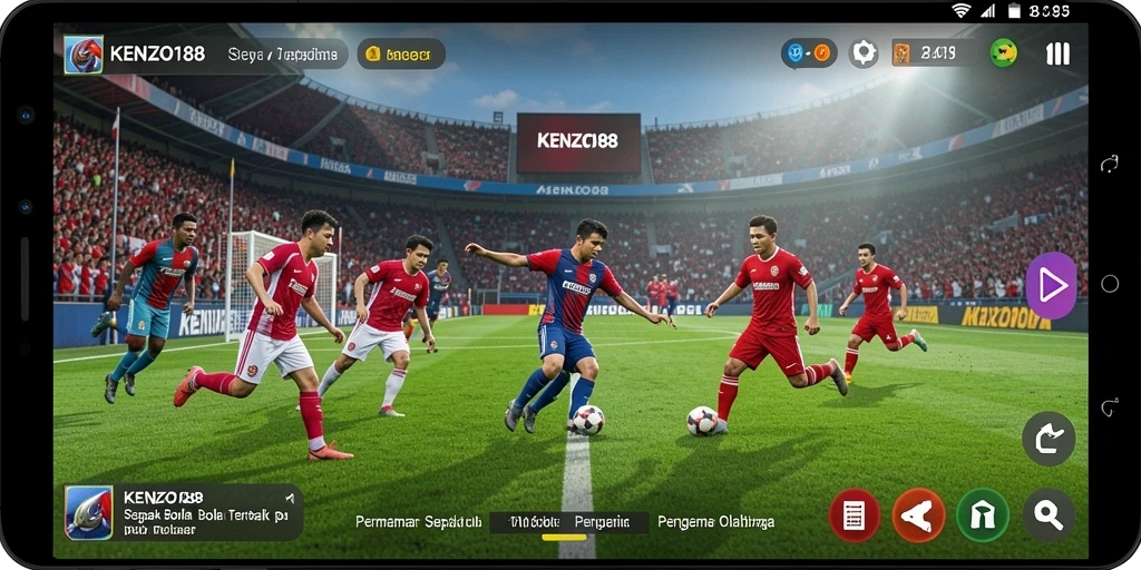 Tampilan gameplay KENZO188 yang menarik dan interaktif.