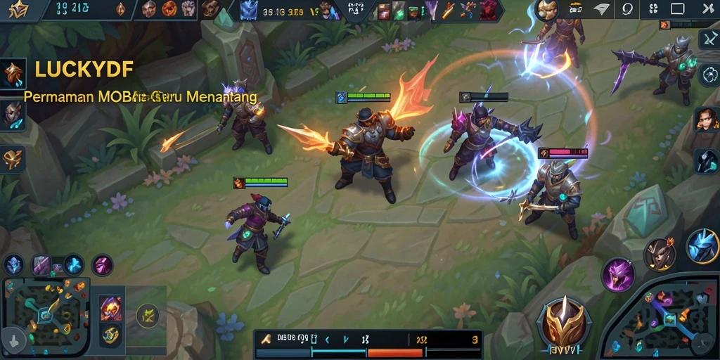 Gameplay seru penuh aksi di LUCKYDF.