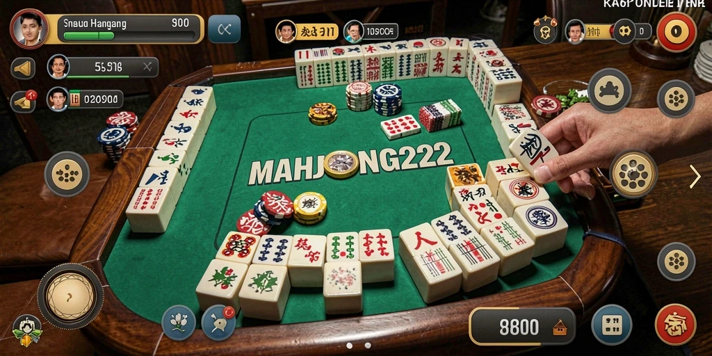 Tampilan gameplay MAHJONG222 yang mengasyikkan dan interaktif.