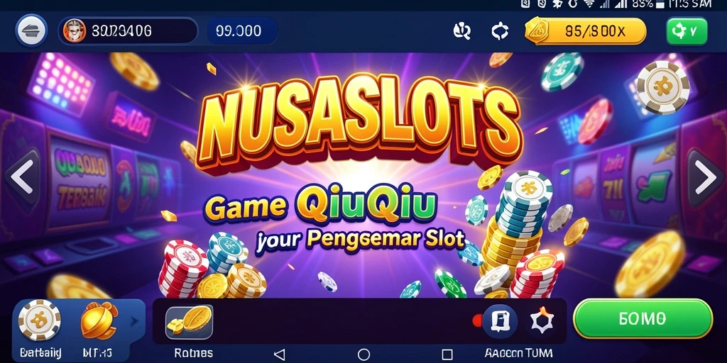Tampilan gameplay menarik dalam NUSASLOTS dengan elemen QiuQiu.