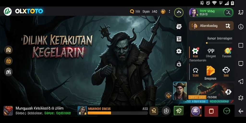Tampilan gameplay OLXTOTO yang mencekam dan menegangkan.