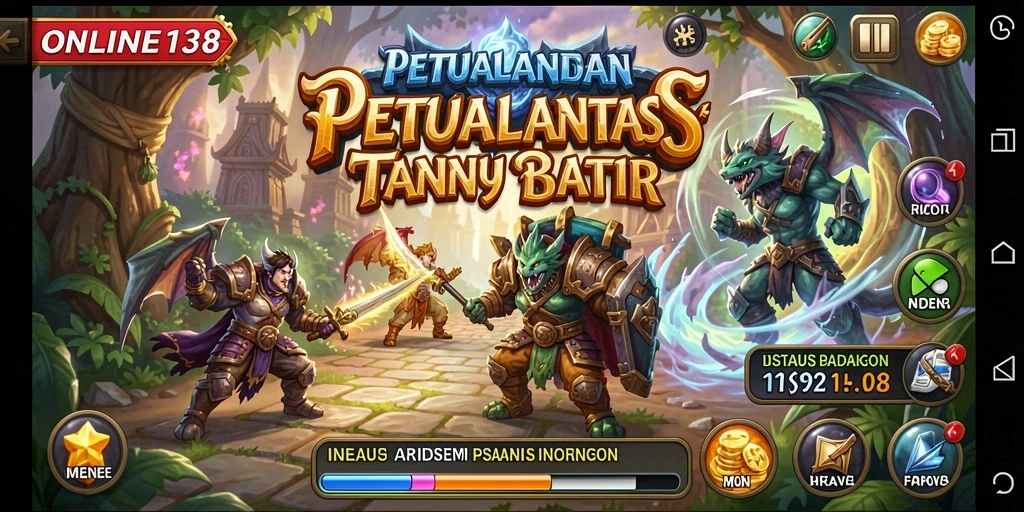 Screenshot gameplay ONLINE138 yang menunjukkan pertarungan seru.