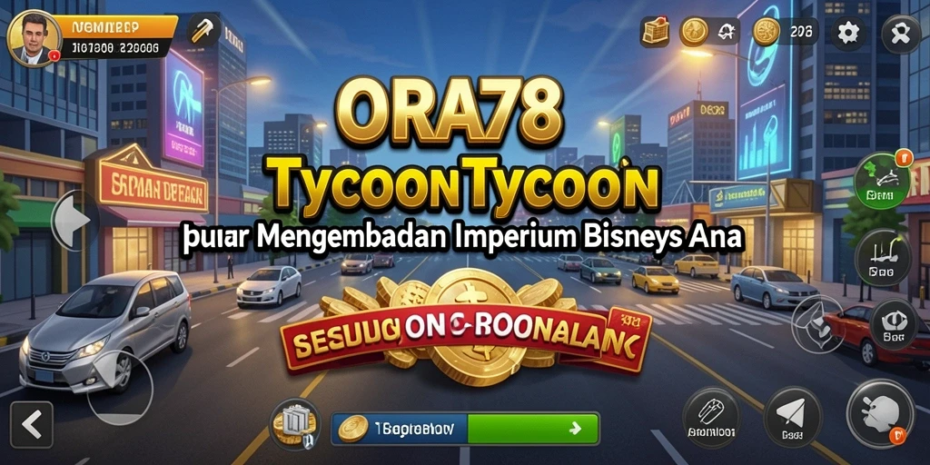 Screenshot utama ORA78 menampilkan gameplay Tycoon yang mendebarkan.