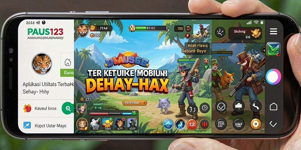 Tampilan antarmuka aplikasi PAUS123 yang intuitif dan mudah digunakan.