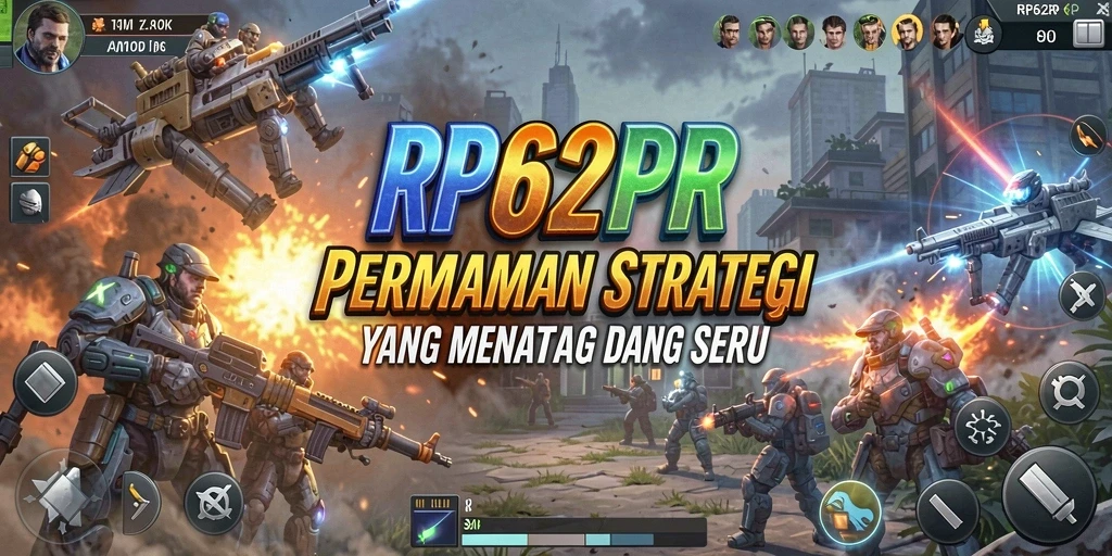 Tampilan gameplay RP62RP yang menampilkan taktik dan strategi yang mendebarkan.