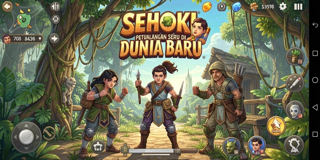 Tampilan gameplay menegangkan dalam petualangan SEHOKI.