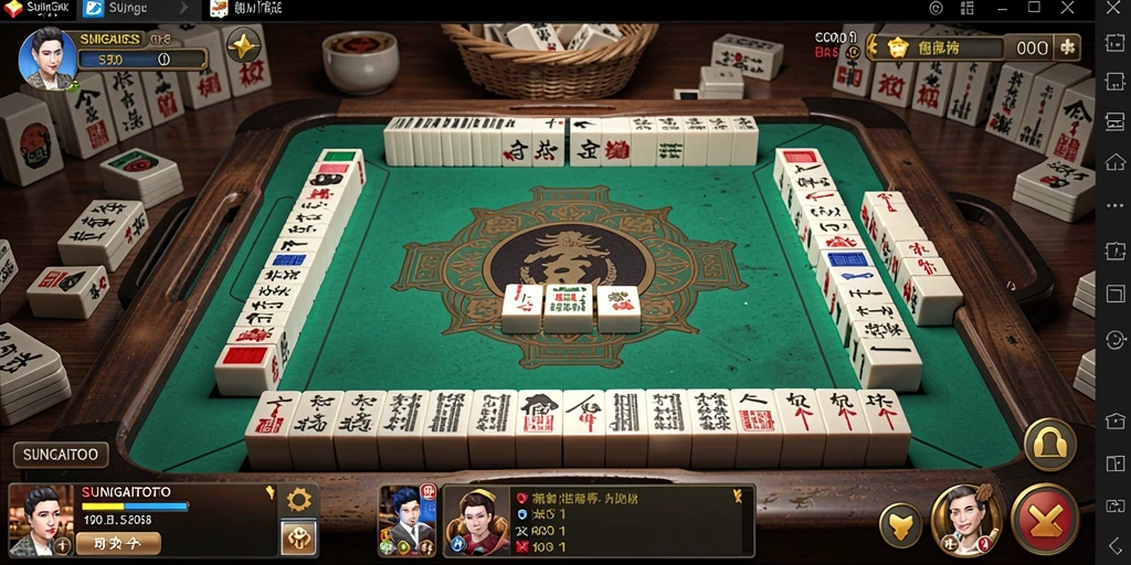 Tampilan menarik dari gameplay <strong>SUNGAITOTO</strong> menunjukkan suasana Mahjong yang mengasyikkan.