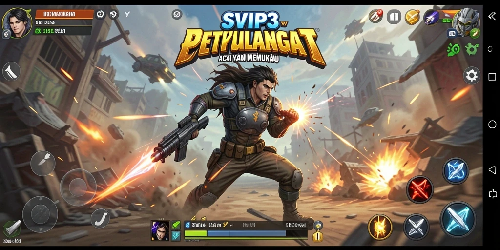 Tampilan gameplay SVIP3 yang memukau dan penuh aksi.