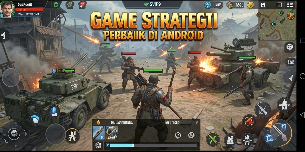 Tampilan menakjubkan dari gameplay SLG di SVIP9.
