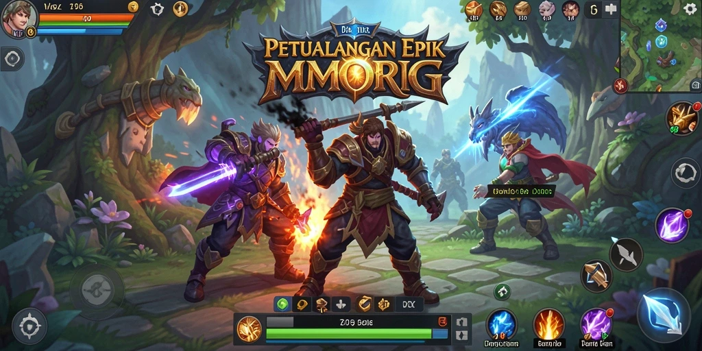 Gameplay T6 menunjukkan pertarungan seru dalam dunia MMORPG.