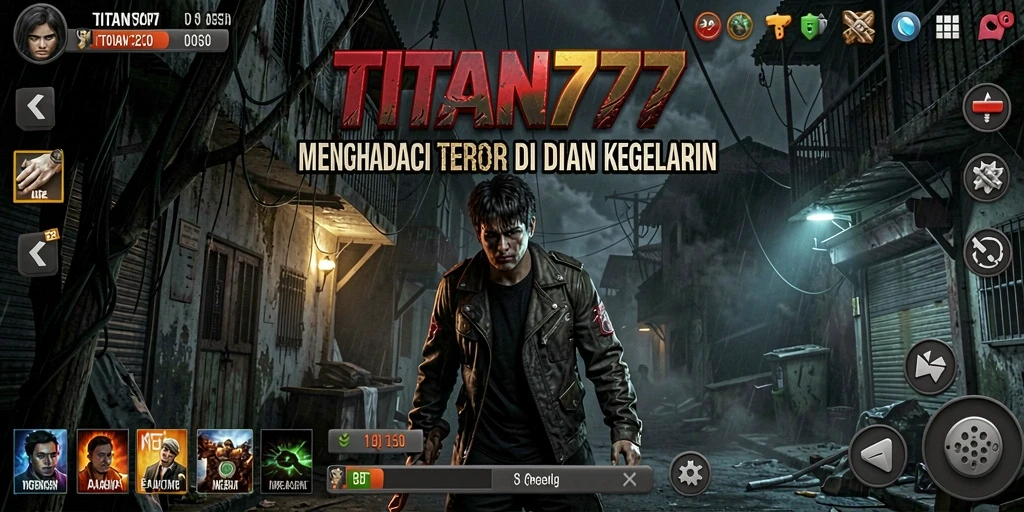 Tampilan gameplay menegangkan dengan atmosfer horor yang mencekam.