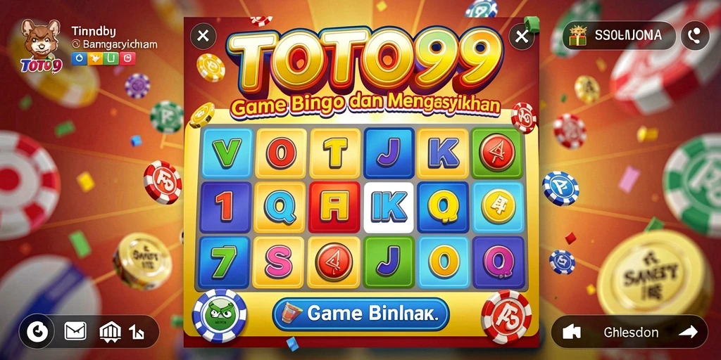 Tampilan gameplay TOTO99 yang menarik dan interaktif saat bermain Bingo.