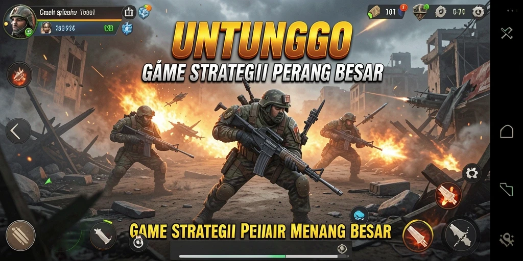 Tampilan menarik dari gameplay UNTUNGGO yang penuh strategi.